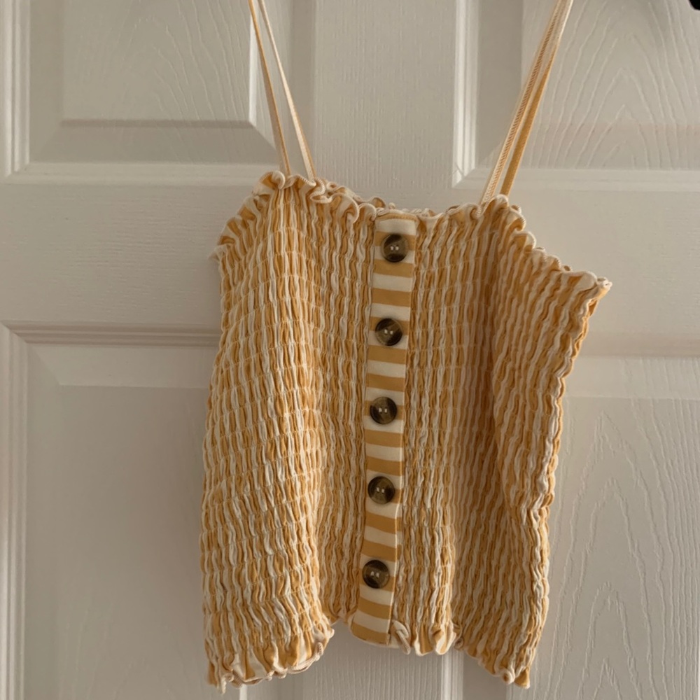 American eagle cinched tank top